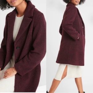Banana Republic Knit Wool Coat size XS Petite